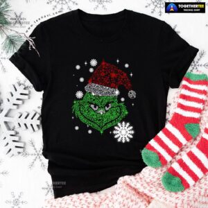 Funny Grinch Diamond Christmas T-Shirt