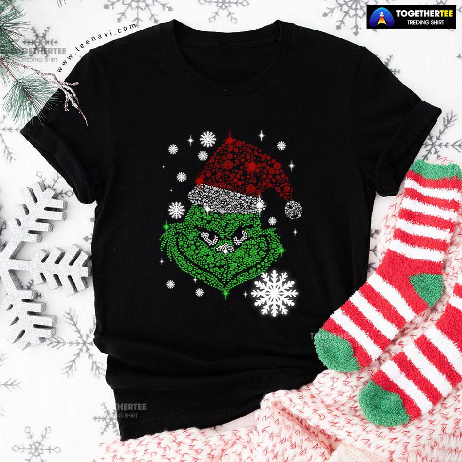 Funny Grinch Diamond Christmas T-Shirt