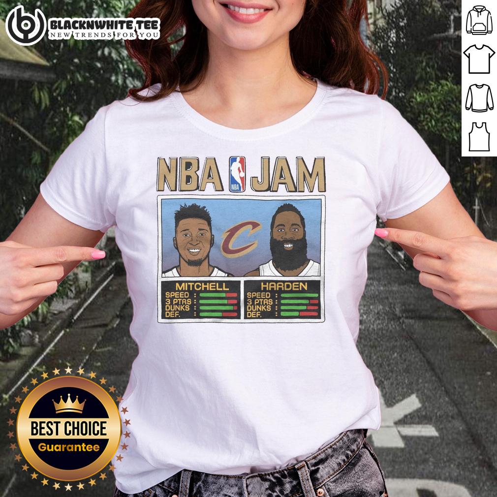 Good NBA Jam Cavs Mitchell And Harden T-Shirt - Image 3