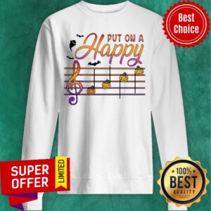 Alternative view of Awesome Halloween Put On A Happy Musical Note Shirt