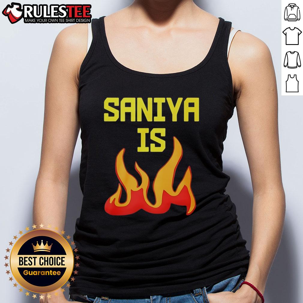 Awesome Saniya Is Fire T-Shirt - Image 4