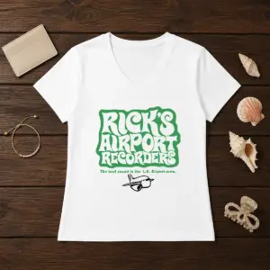 Alternative view of Premium Tom Petty Rick'S Airport Recorders The Best Round Shirt