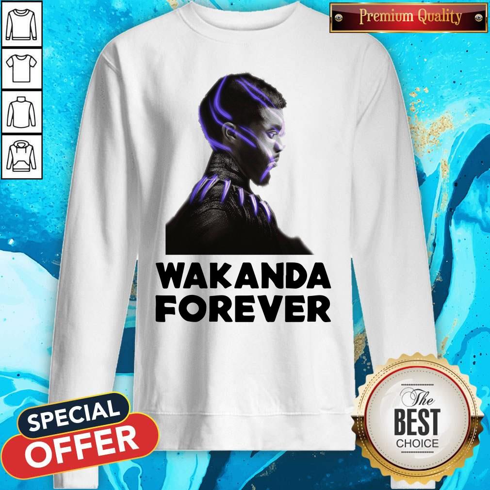 The King Wakanda Black Panther Chadwick Boseman Shirt - Image 4