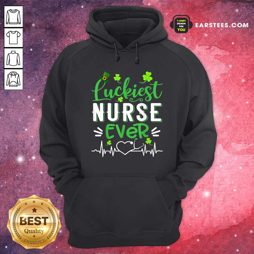Nice Luckiest Nurse Ever St Patricks Day Shirt - Image 2