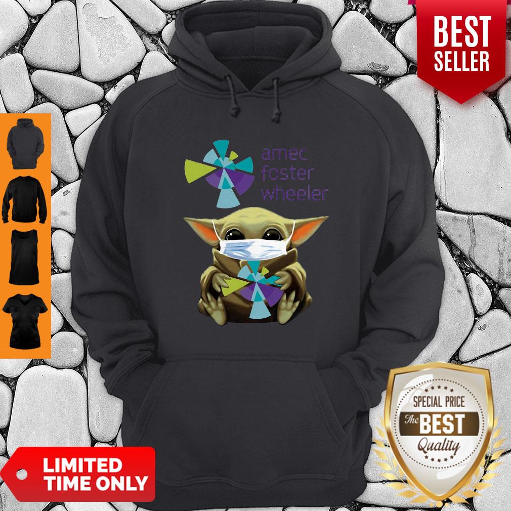 Good Baby Yoda Mask Amec Foster Wheeler Coronavirus Shirt - Image 2