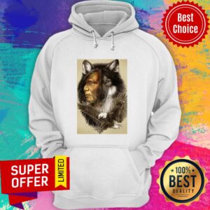 Alternative view of Premium Native Wolf Eagle Shirt
