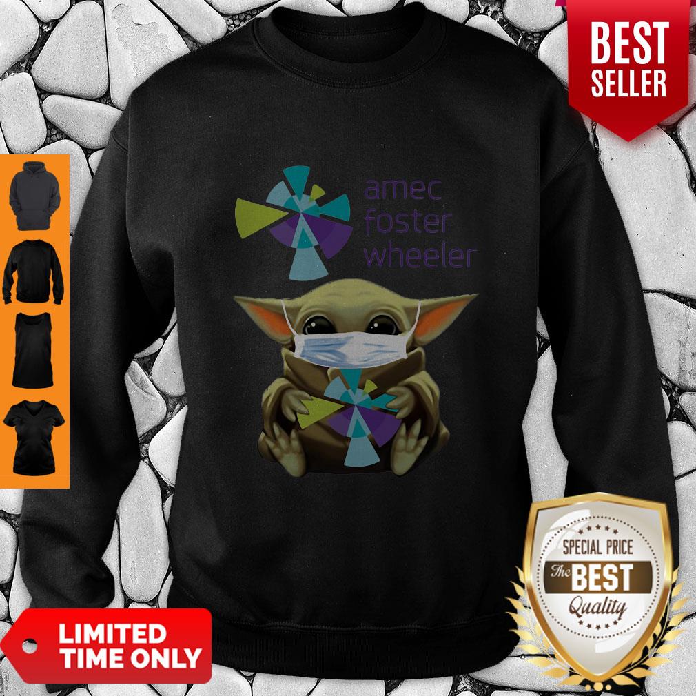 Good Baby Yoda Mask Amec Foster Wheeler Coronavirus Shirt - Image 5