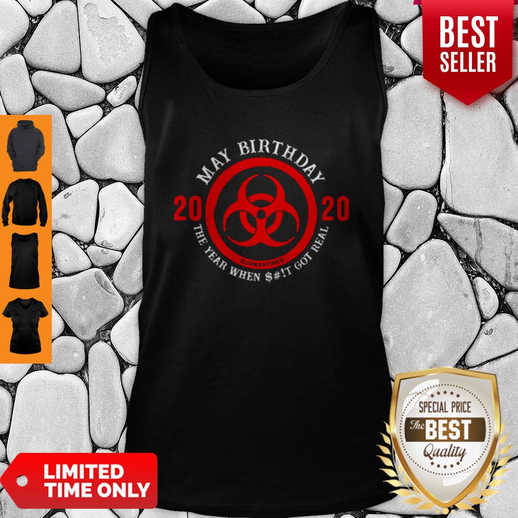 Funny Biological Hazard May Birthday 2020 Quarantined Coronavirus Shirt - Image 4