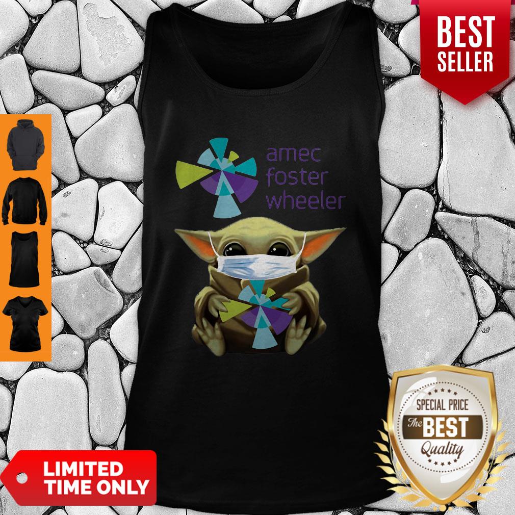 Good Baby Yoda Mask Amec Foster Wheeler Coronavirus Shirt - Image 4