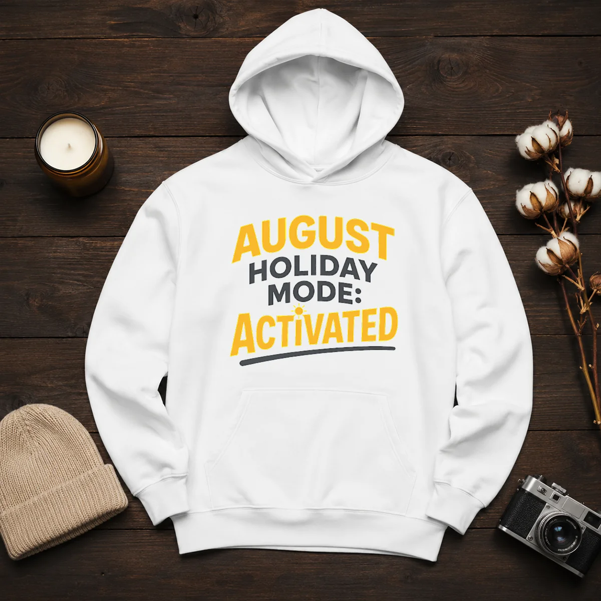 Premium August Holiday Mode Minimalist For Summer Lovers Shirt - Image 6