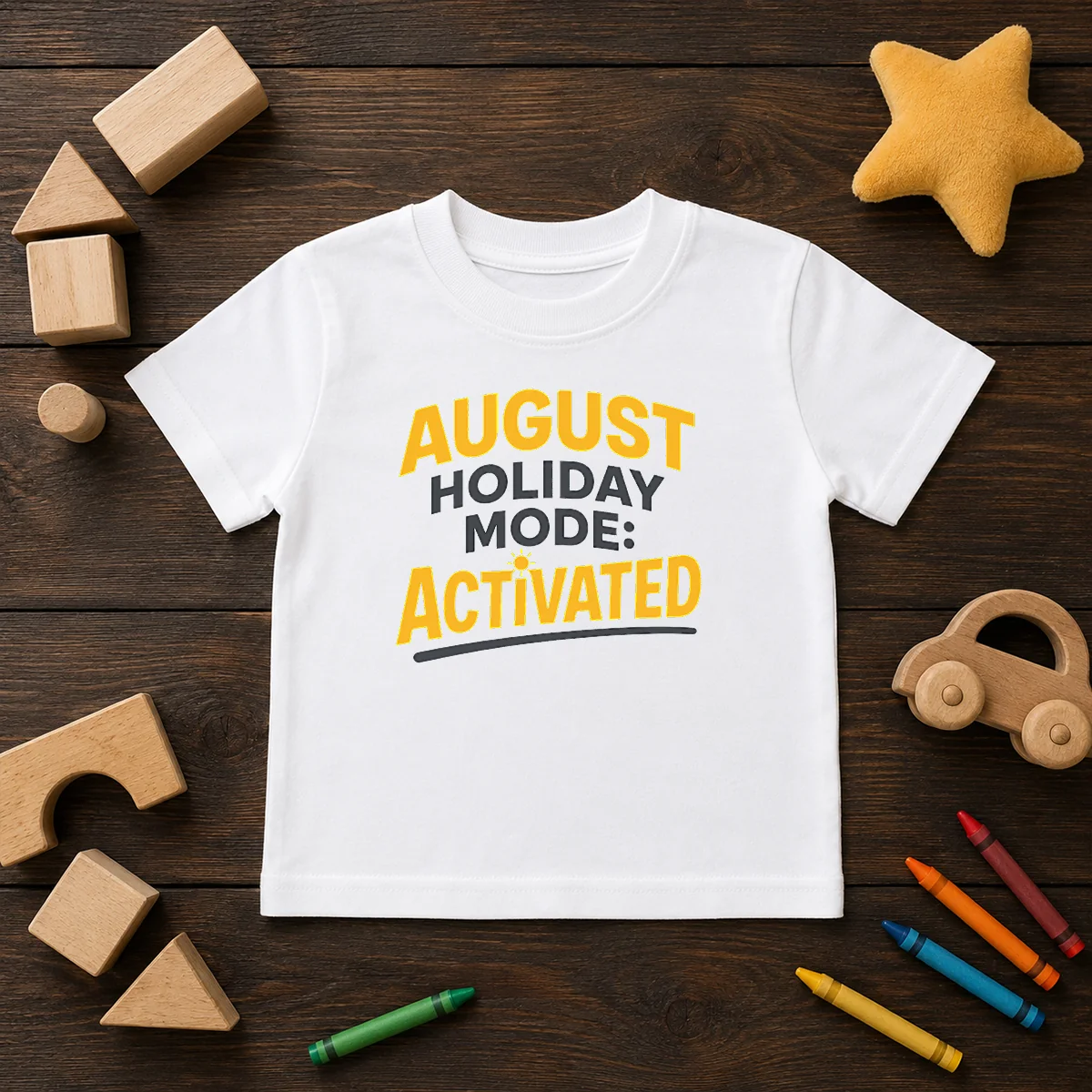 Premium August Holiday Mode Minimalist For Summer Lovers Shirt - Image 9