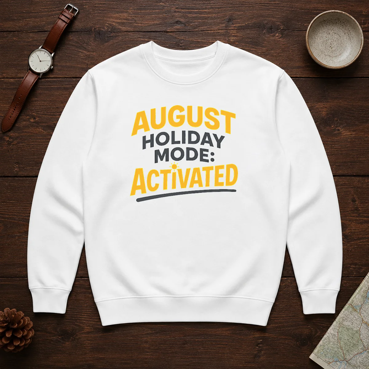 Premium August Holiday Mode Minimalist For Summer Lovers Shirt - Image 7