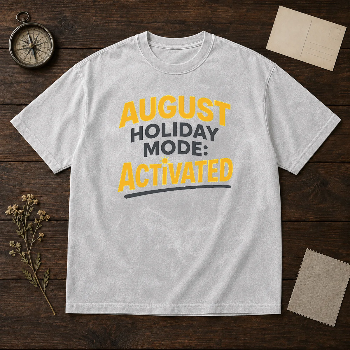 Premium August Holiday Mode Minimalist For Summer Lovers Shirt - Image 8
