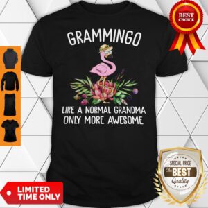 Premium Grammingo Like A Normal Grandma Only More Awesome Shirt