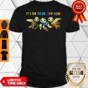 Premium It’s Ok To Be Different Turtle Autism Shirt