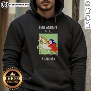 Alternative view of Top Thou Wouldn't Steal A Stallion T-Shirt