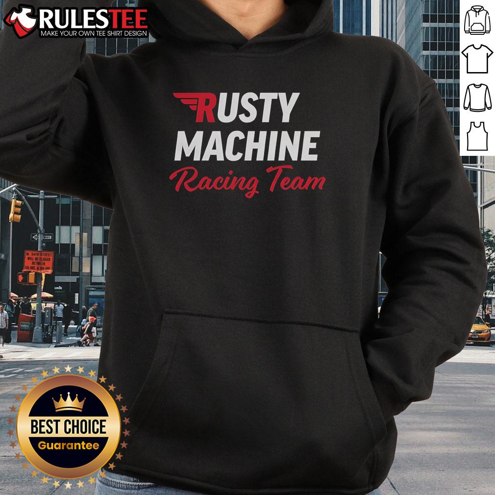 Awesome Rusty Machine Racing Team T-Shirt - Image 2