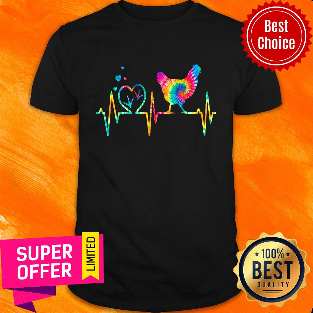 Chicken Heartbeat Tie Dye 0003 Shirt