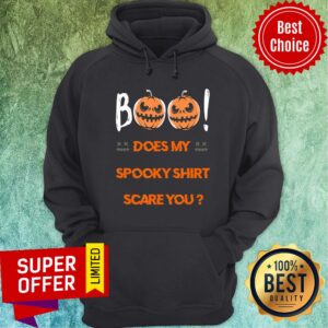 Alternative view of Boo Does My Spooky Scare You Halloween Shirt
