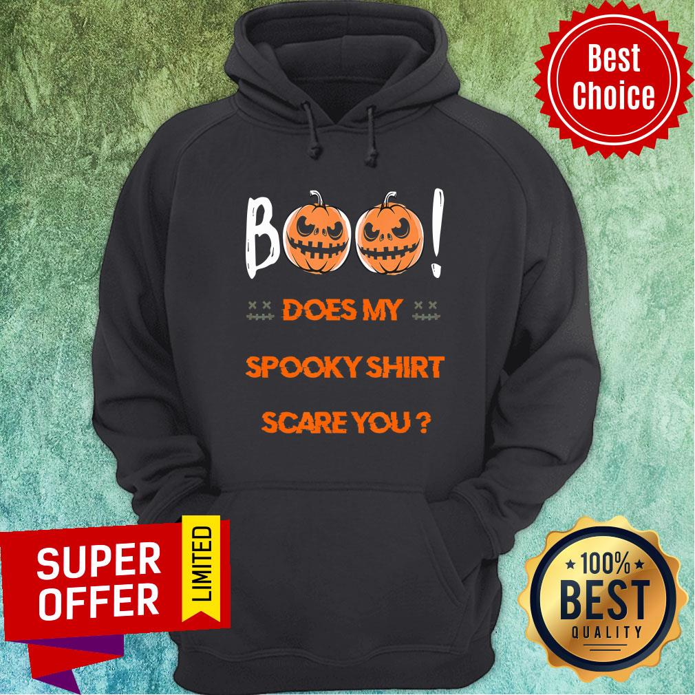 Boo Does My Spooky Scare You Halloween Shirt - Image 2