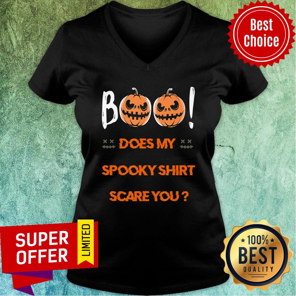 Boo Does My Spooky Scare You Halloween Shirt - Image 4