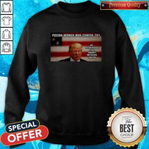 Alternative view of Person Woman Man Camera TV Posters Shirt