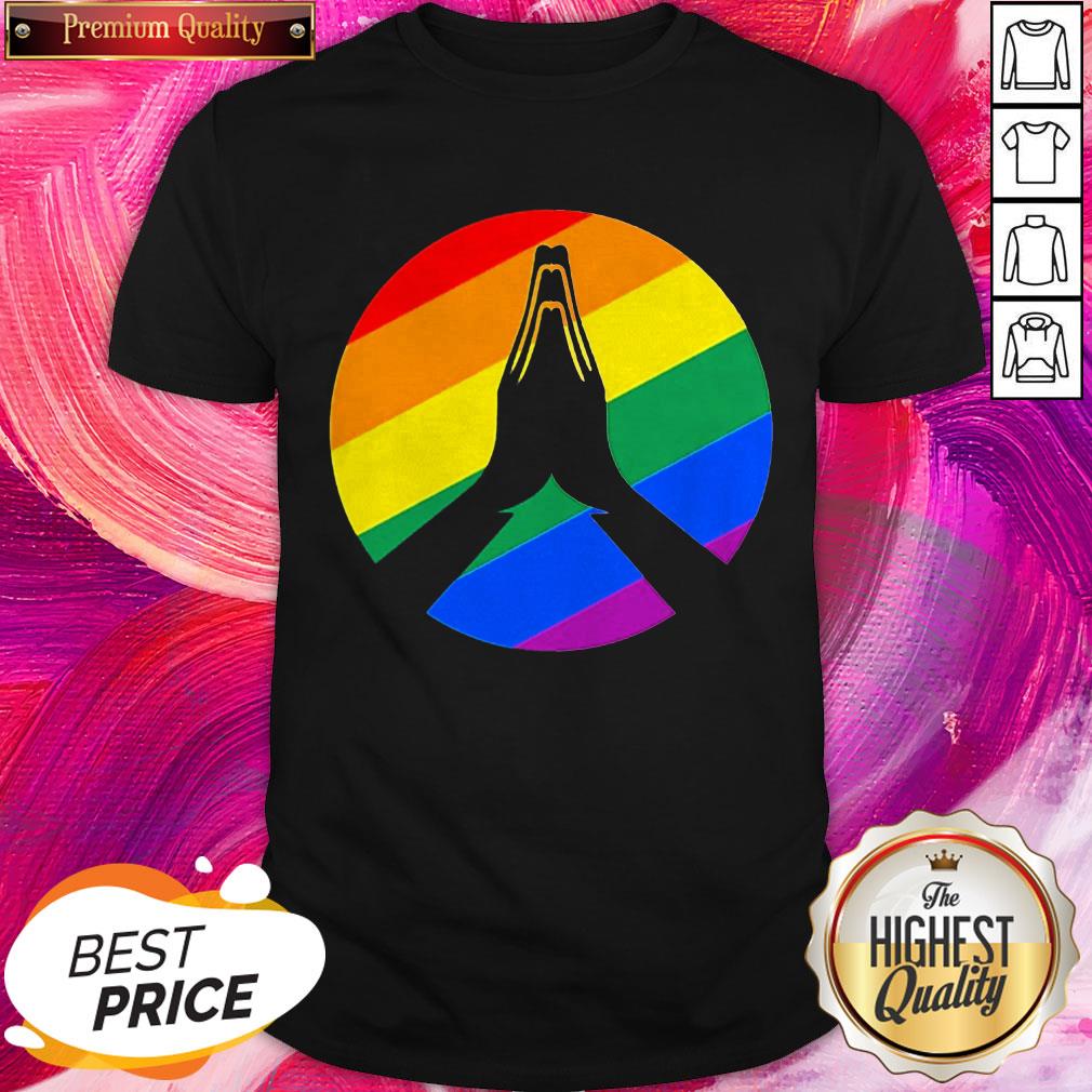 LGBT Emblem End Hate Premium Official Top Nice Shirt
