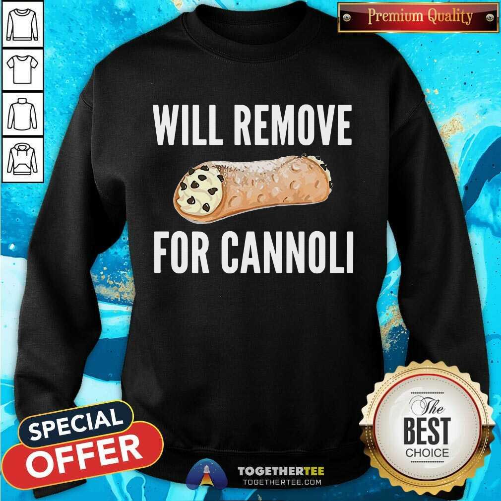 Beautiful Will Remove For Cannoli T-shirt - Image 4