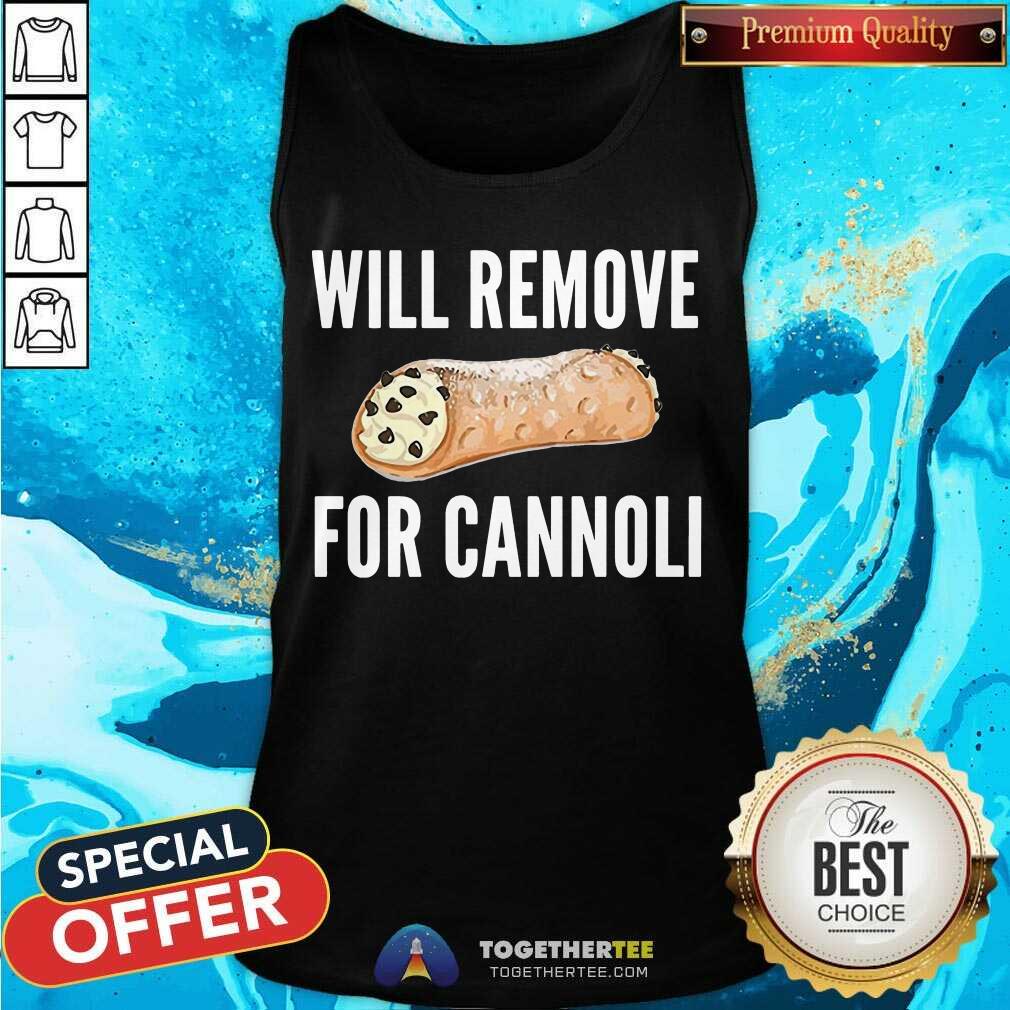 Beautiful Will Remove For Cannoli T-shirt - Image 3