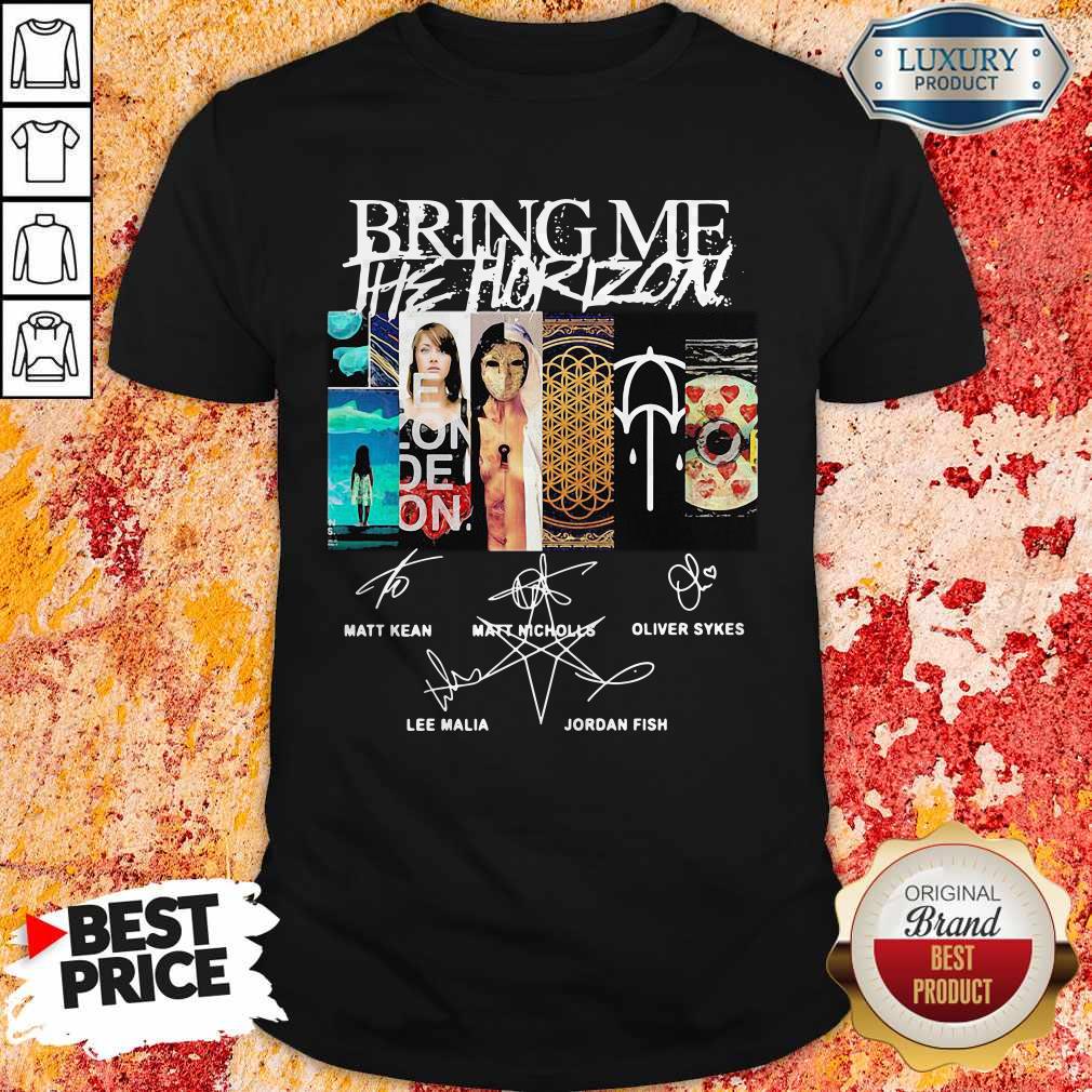 Bring Me The Horizon Character Signatures Shirt