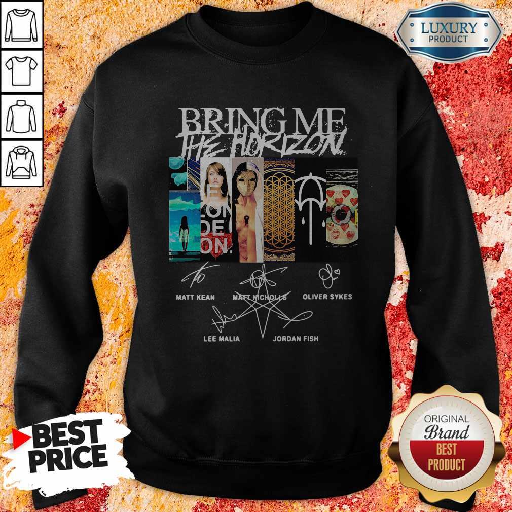Bring Me The Horizon Character Signatures Shirt - Image 5