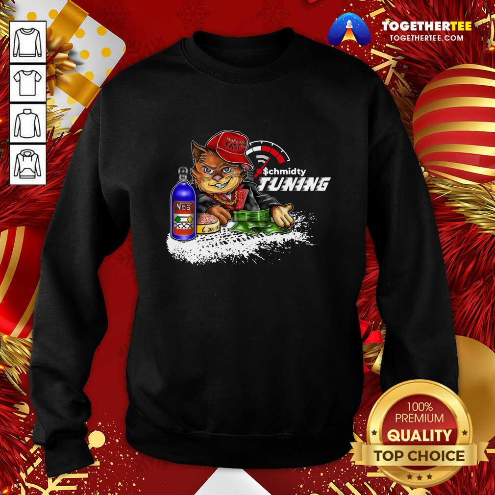 Premium Schmidty Tuning Mad Cat Shirt - Image 4