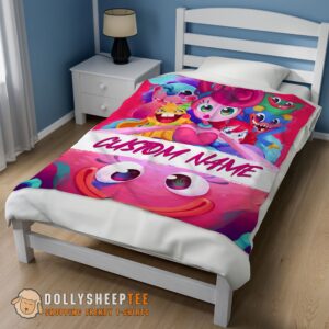 Alternative view of Official Perfect Poppy Playtime Mommy Long Legs And Friends Blanket Fleece Customized Blanket