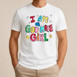 Funny I Am A God Made Girl Shirt