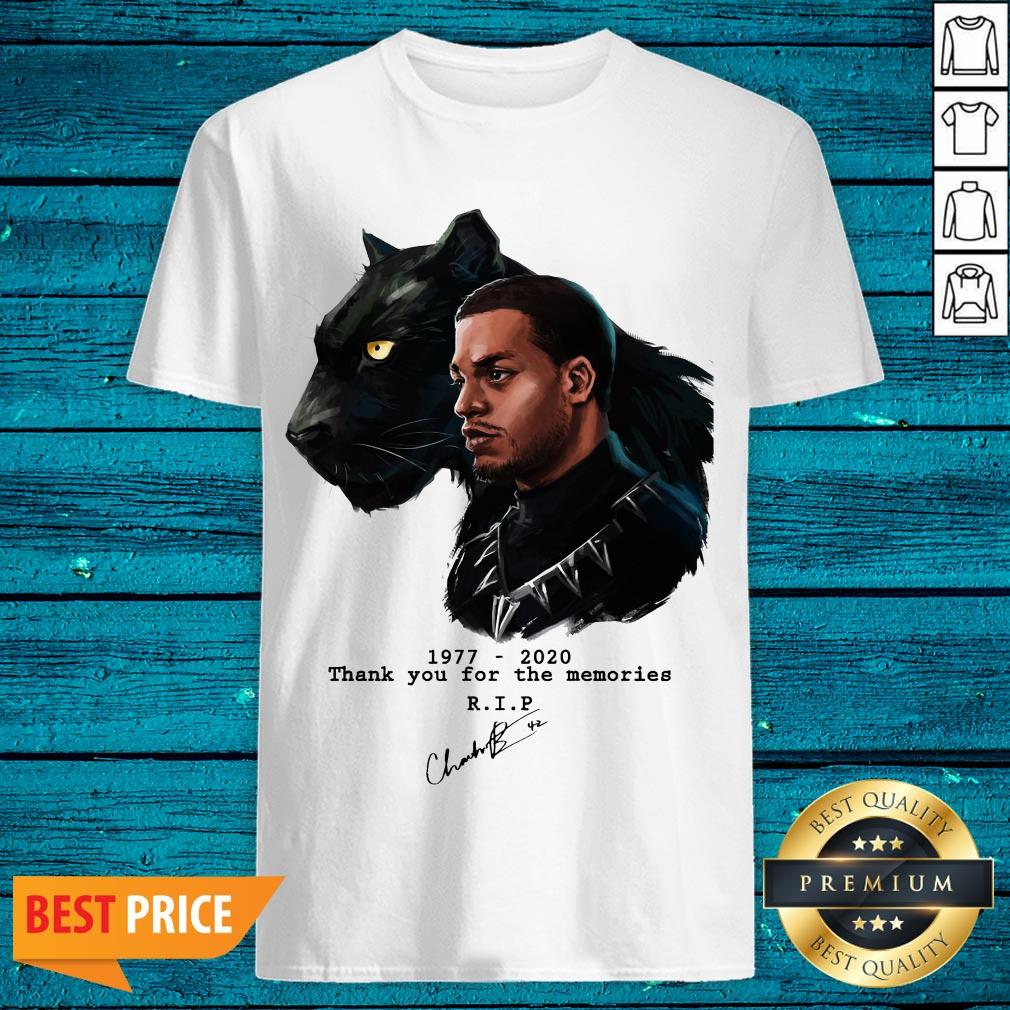 RIP Black Panther's Chadwick Boseman 1977 2020 T-Shirt