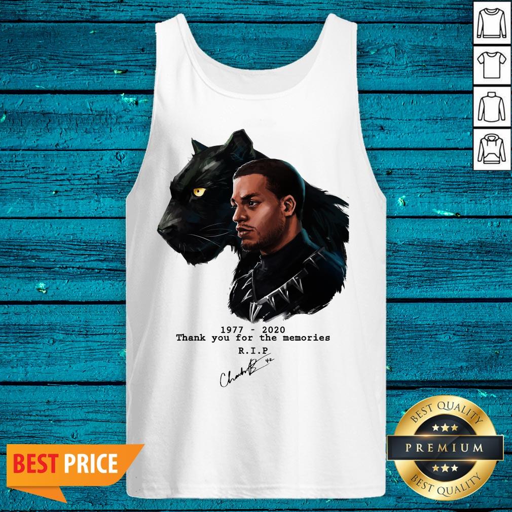 RIP Black Panther's Chadwick Boseman 1977 2020 T-Shirt - Image 5