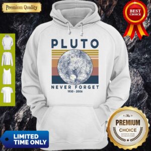 Alternative view of Nice Pluto Never Forget 1930 2006 Vintage Shirt