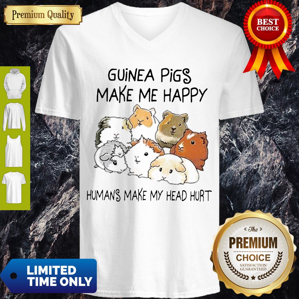 Hot Guinea Pigs Make Me Happy Humans Make My Head Hurt Shirt - Image 5