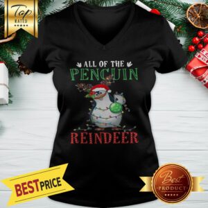 Alternative view of Cute Christmas All Of The Pencuin Reindeer A Good Shirt