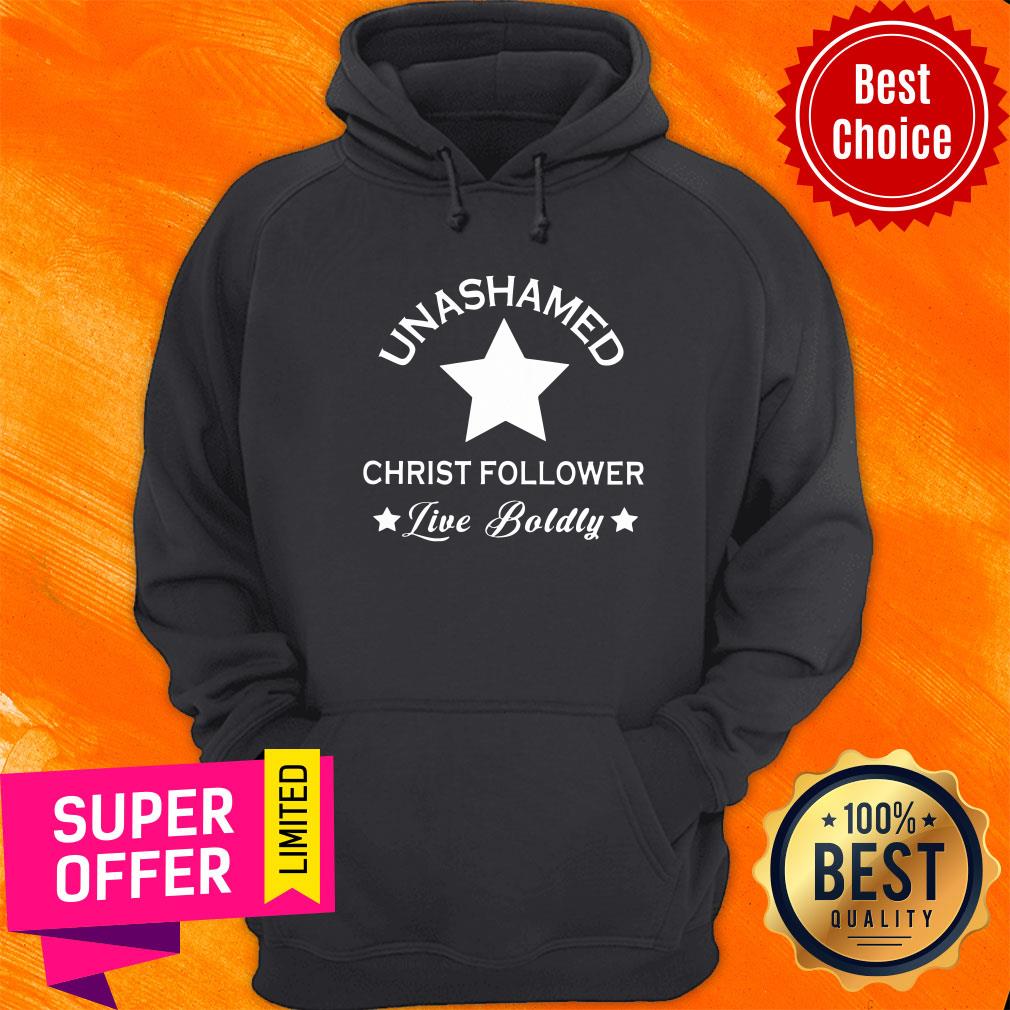Unashamed Christ Follower Live Boldly Star Shirt - Image 3