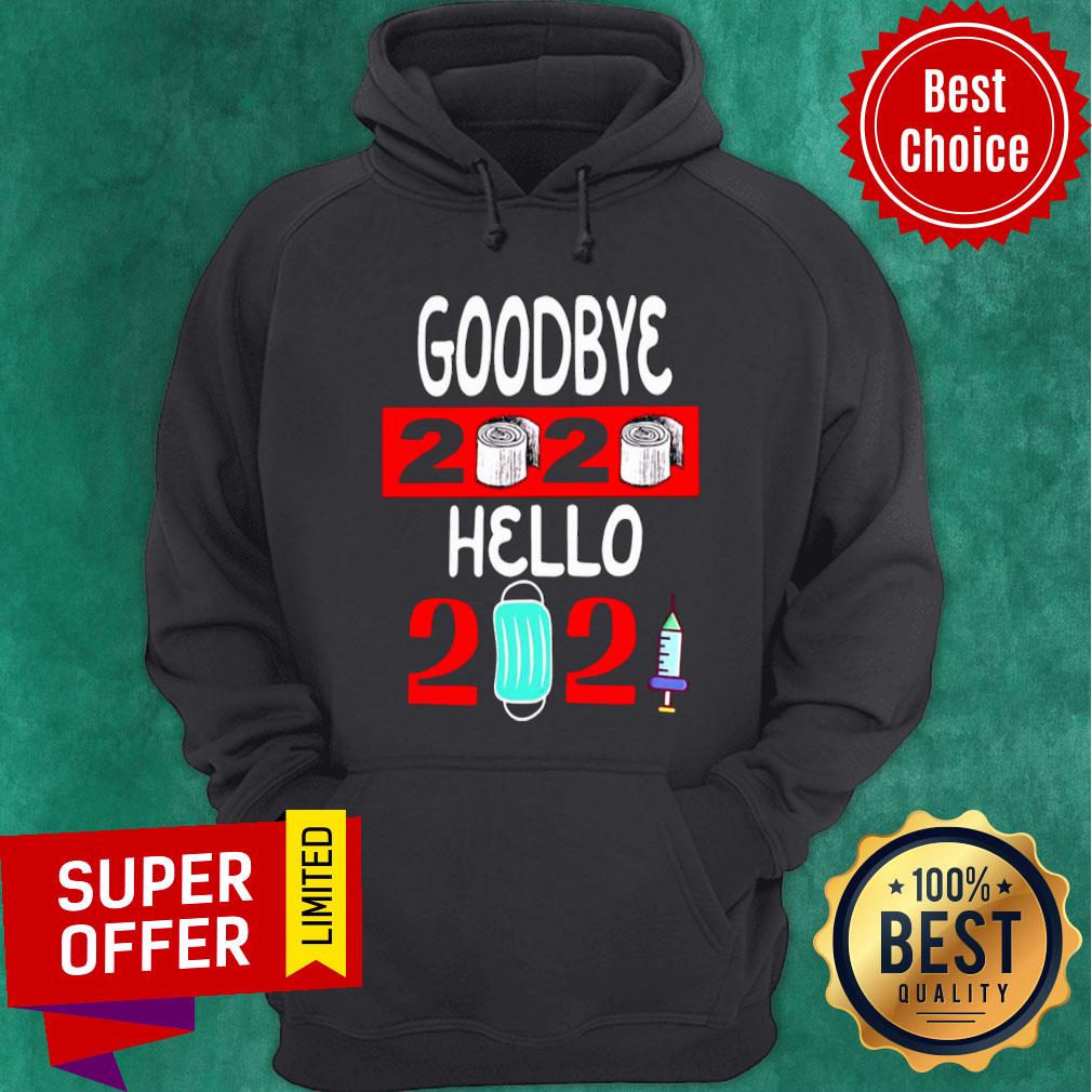 Goodbye 2020 Toilet Paper Hello 2021 Mask Vaccine Shirt - Image 2