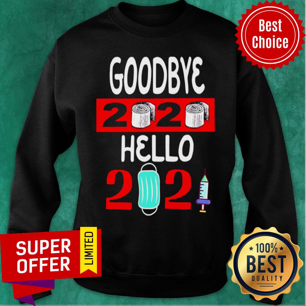 Goodbye 2020 Toilet Paper Hello 2021 Mask Vaccine Shirt - Image 5