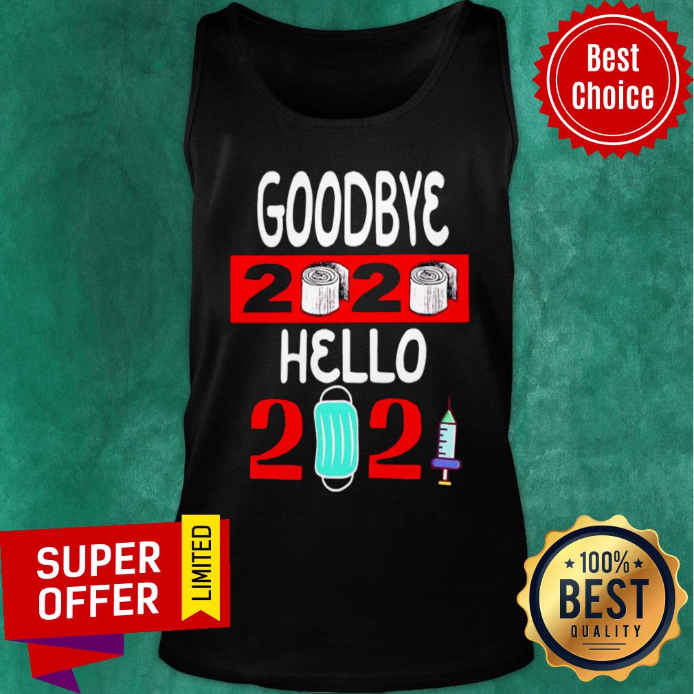 Goodbye 2020 Toilet Paper Hello 2021 Mask Vaccine Shirt - Image 4