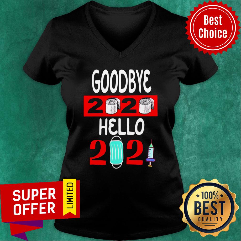 Goodbye 2020 Toilet Paper Hello 2021 Mask Vaccine Shirt - Image 3