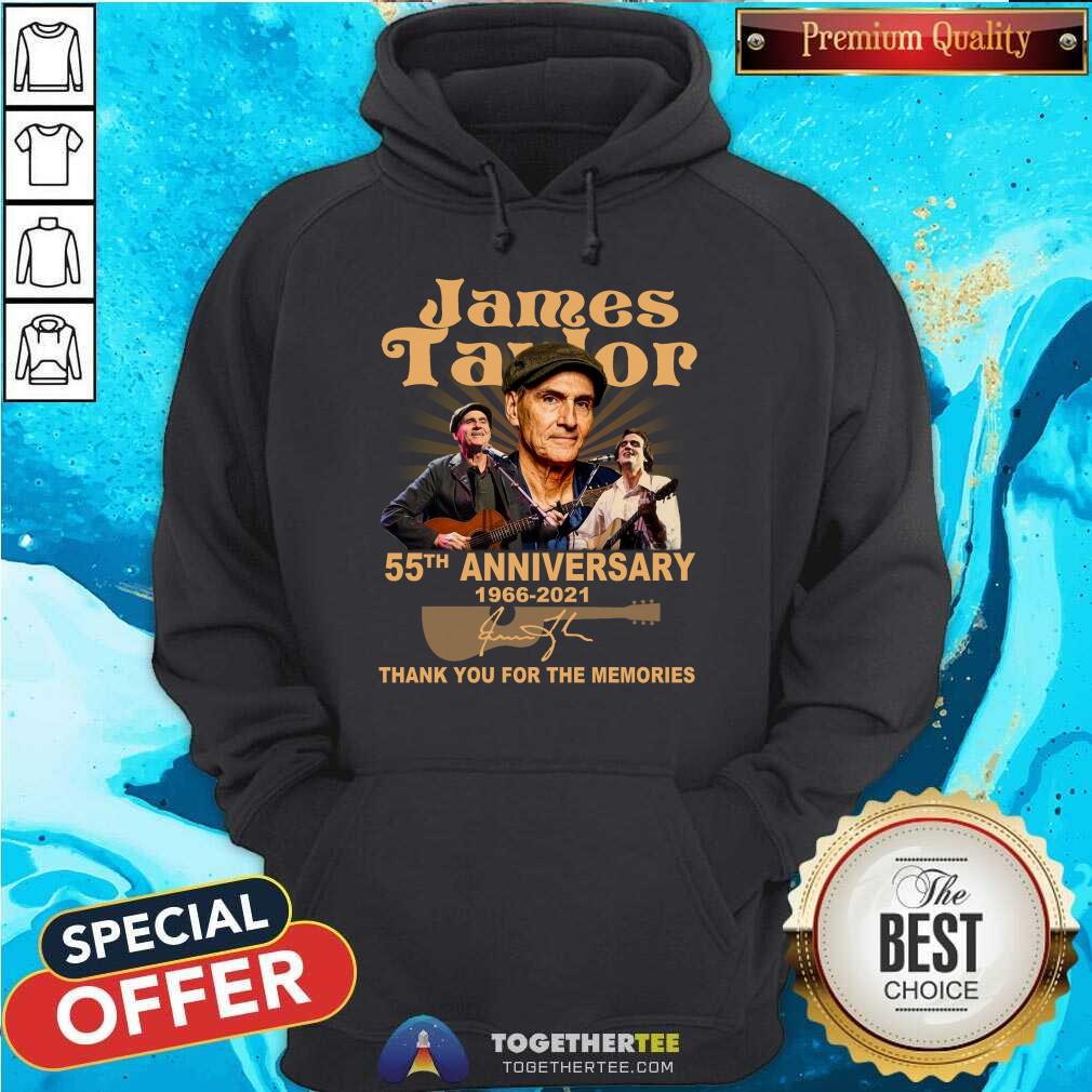 Top James Taylor 55th Anniversary Thank You For The Memories Signatures Shirt - Image 5