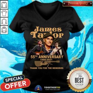 Alternative view of Top James Taylor 55th Anniversary Thank You For The Memories Signatures Shirt
