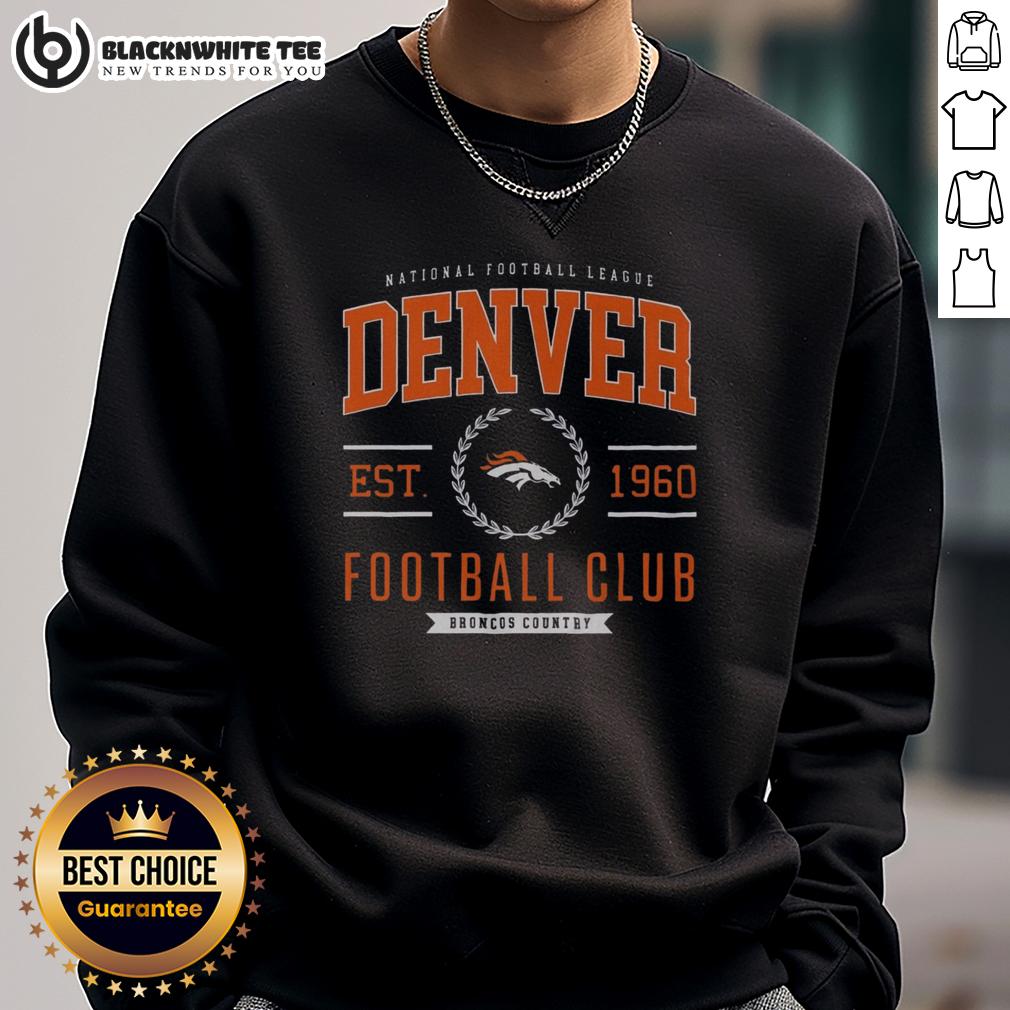 Top Denver Broncos Football Club T-Shirt - Image 4