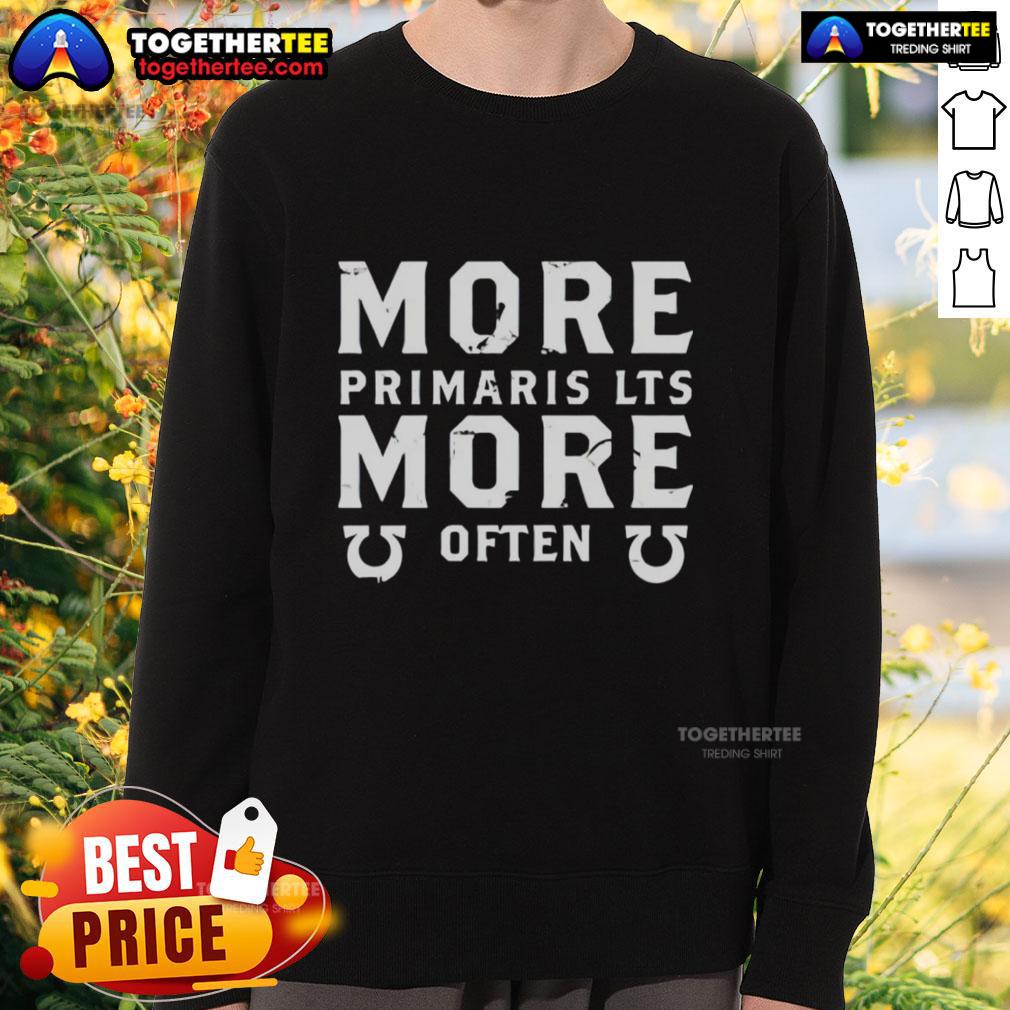 Official More Primaris Lts More Often T-Shirt - Image 5