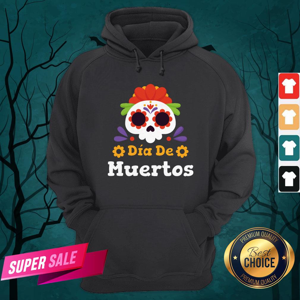 Sugar Skull Dia De Muertos Shirt - Image 3