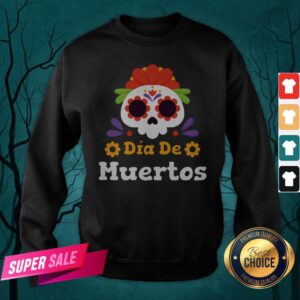 Alternative view of Sugar Skull Dia De Muertos Shirt